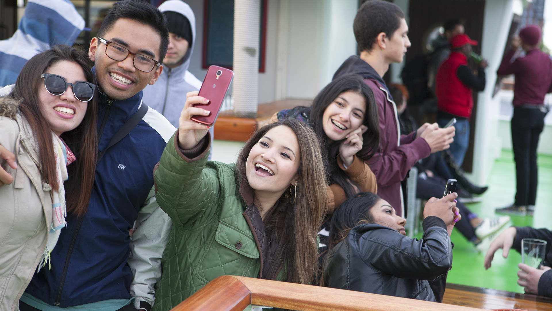 Student taking a selfie
