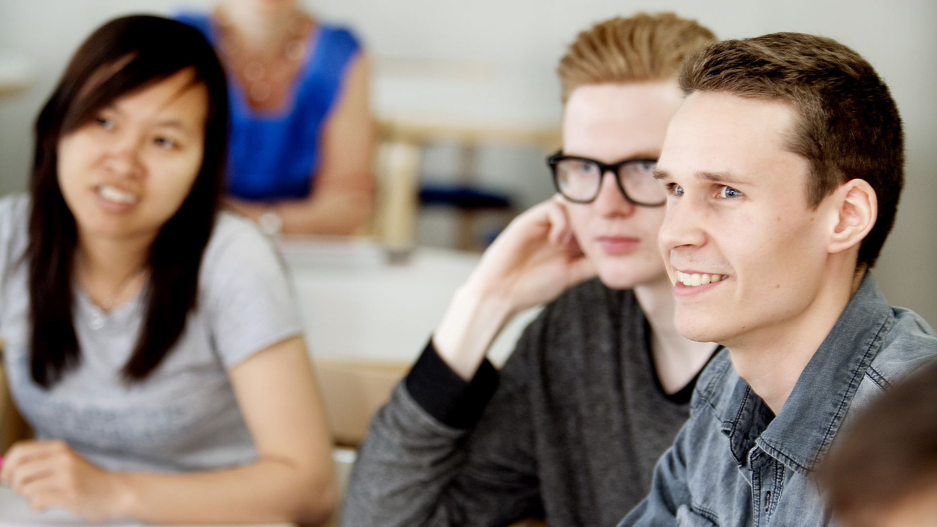 Students at lecture