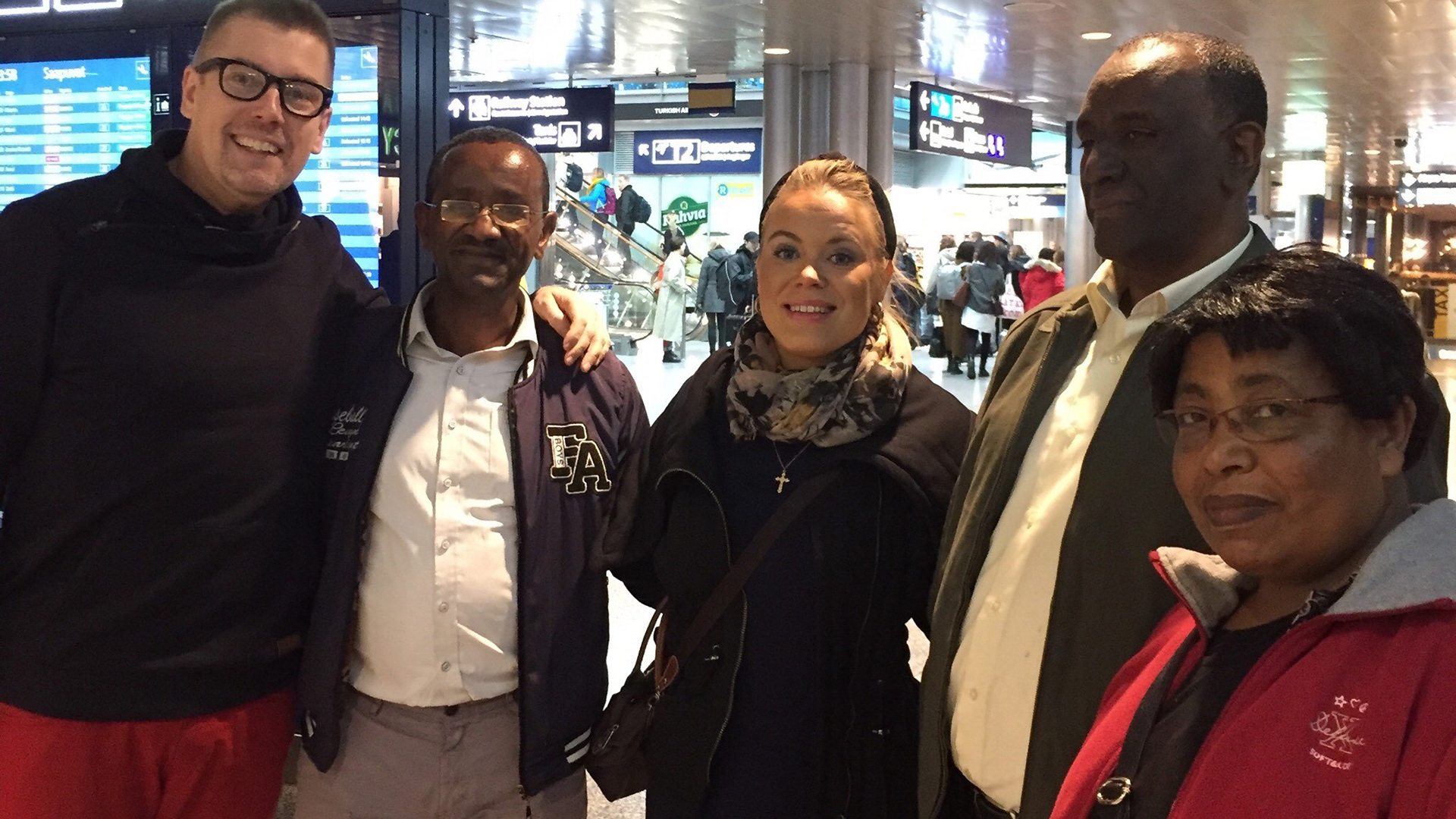 TECIP project delegation at the airport
