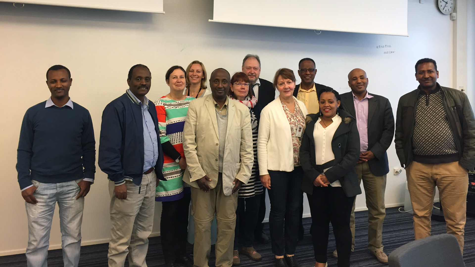 TECIP project group and co-partners at JAMK