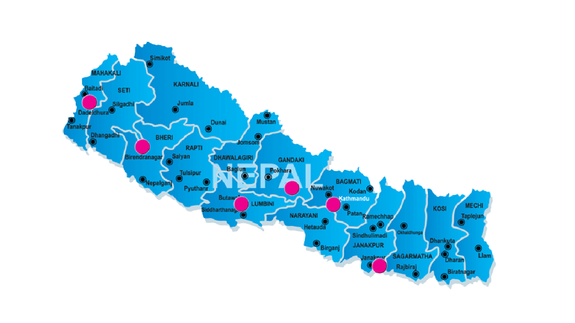 Nepal map