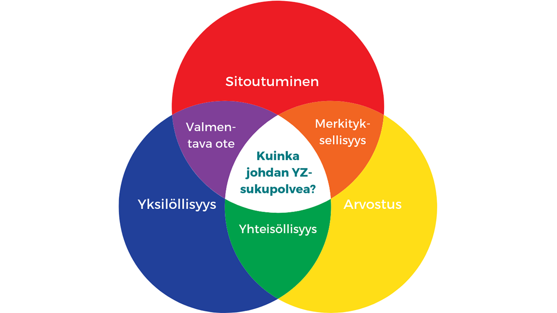 YZ-sukupolvi -projektin teemat