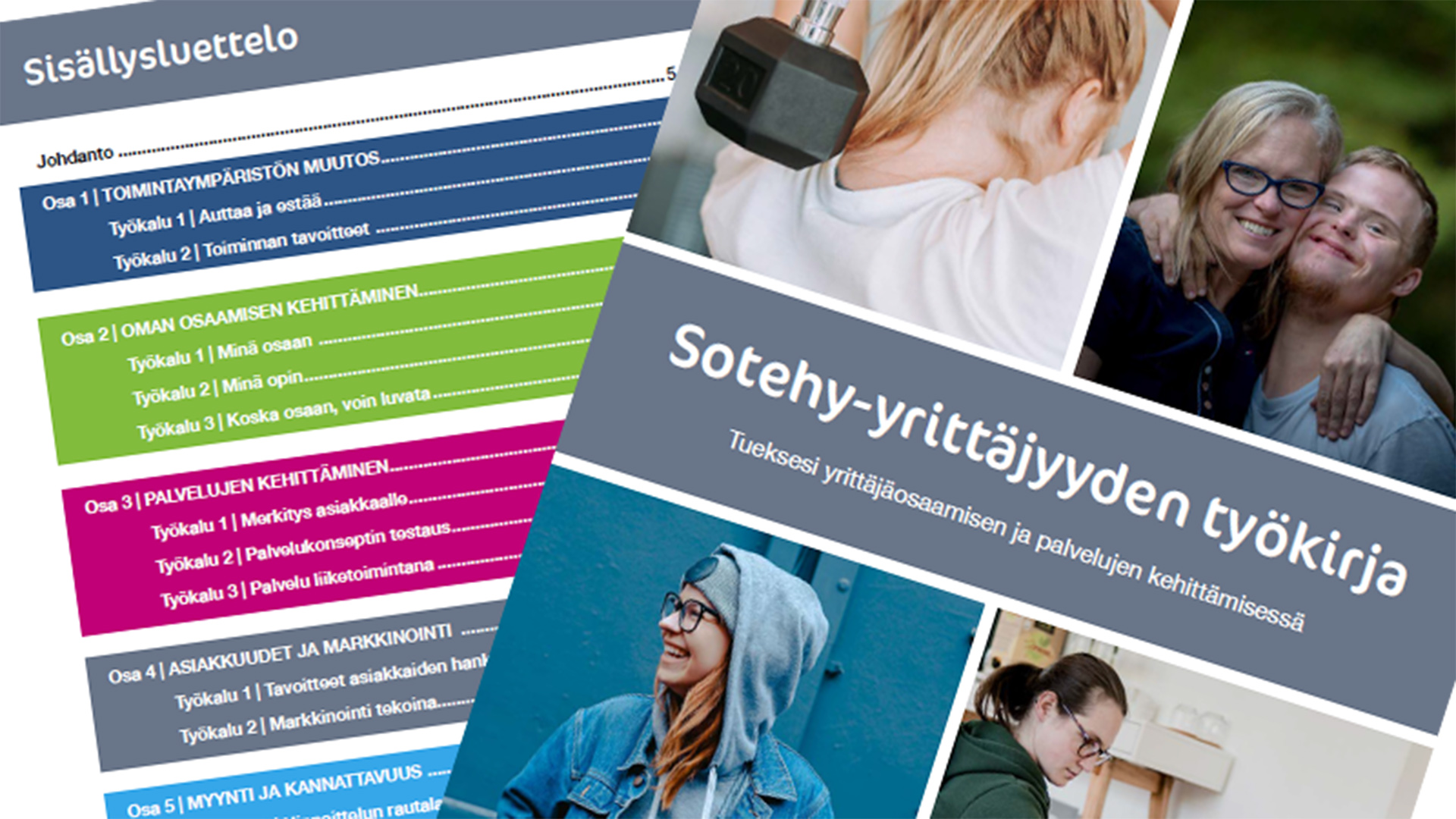 Kuva Sotehy-yrittäjyyden työkirjasta