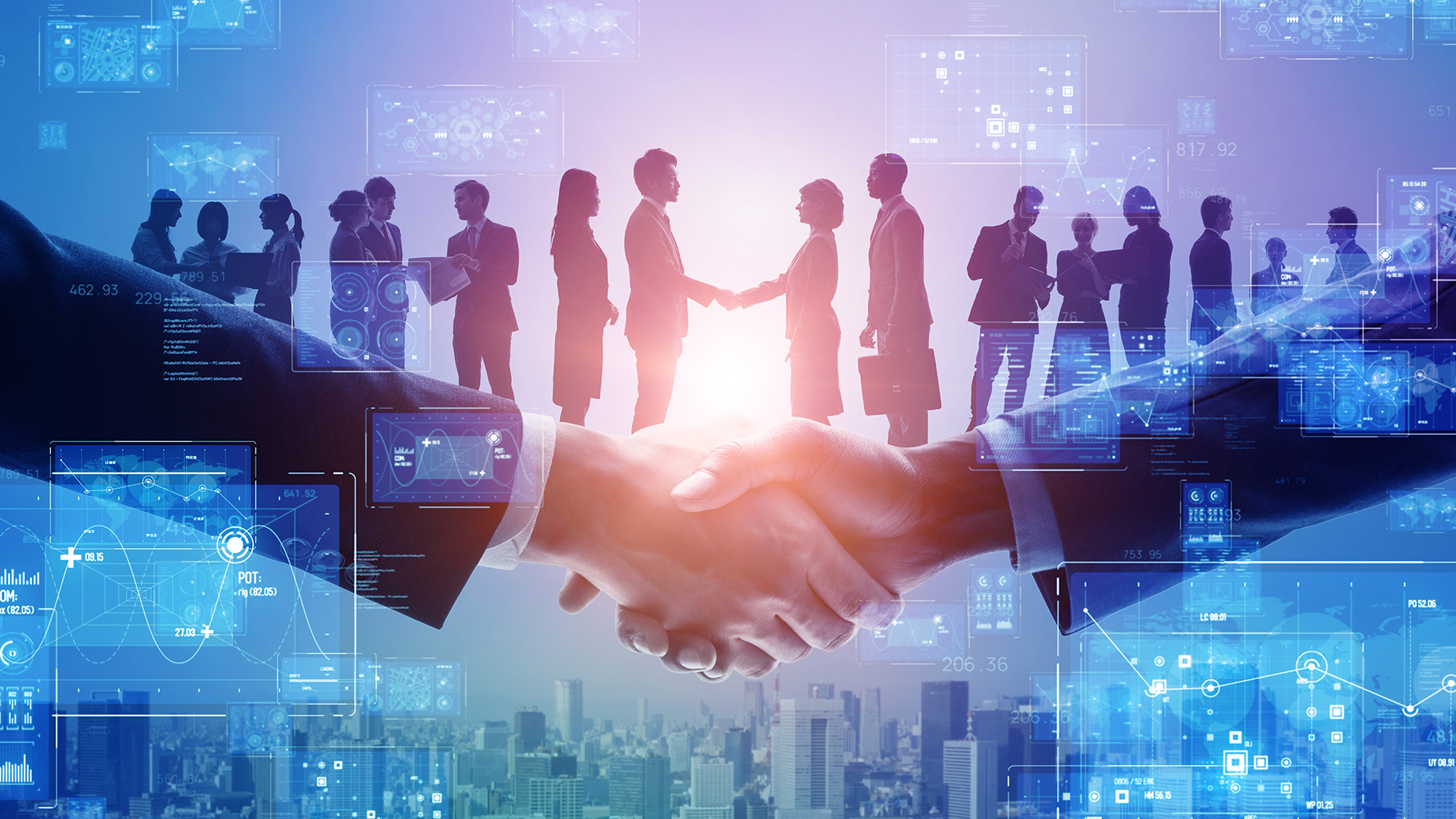 Risen cooperation Handshake
