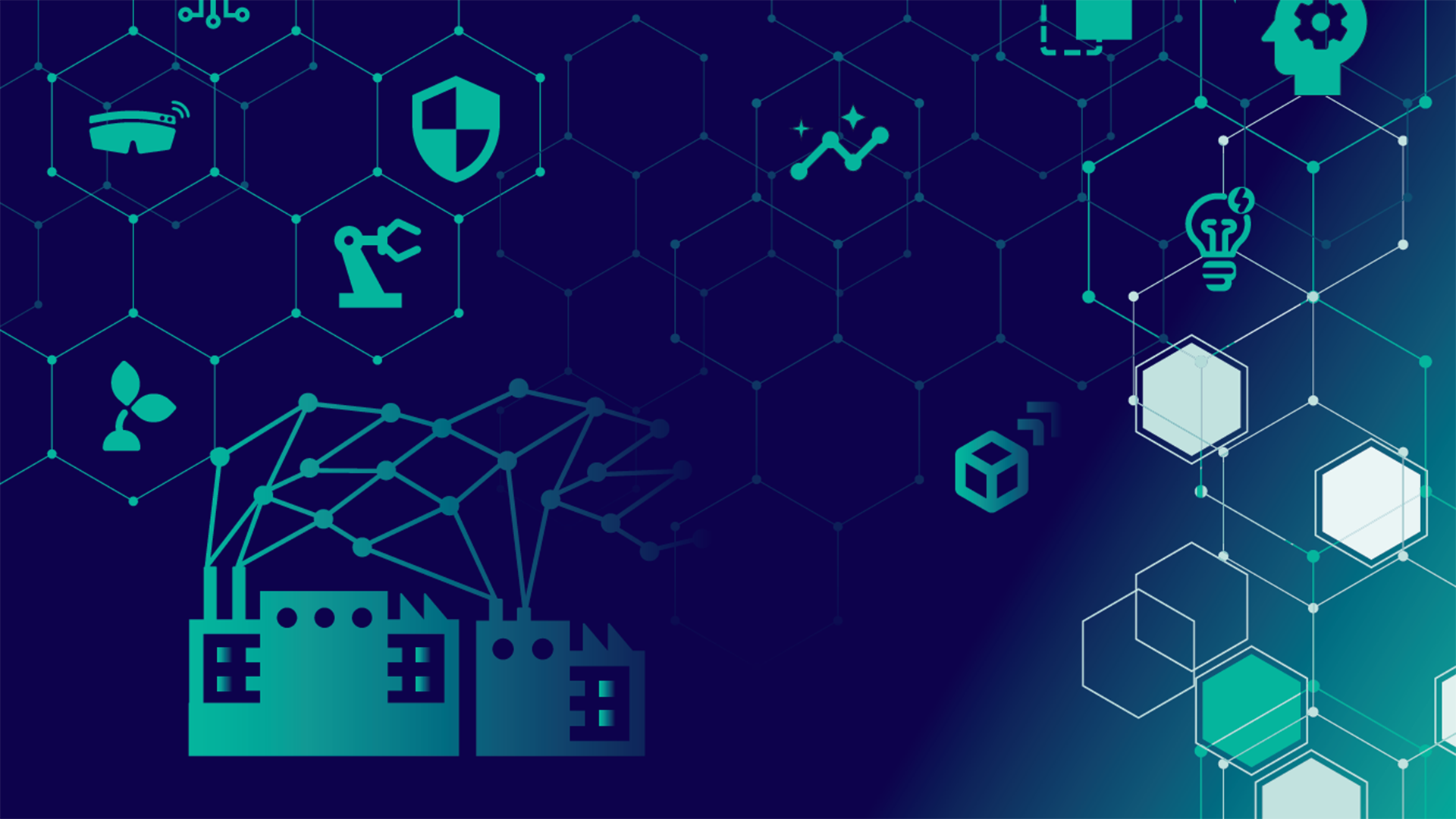 Tehtas ja erilaisia teknologiaan liittyviä ikoneita
