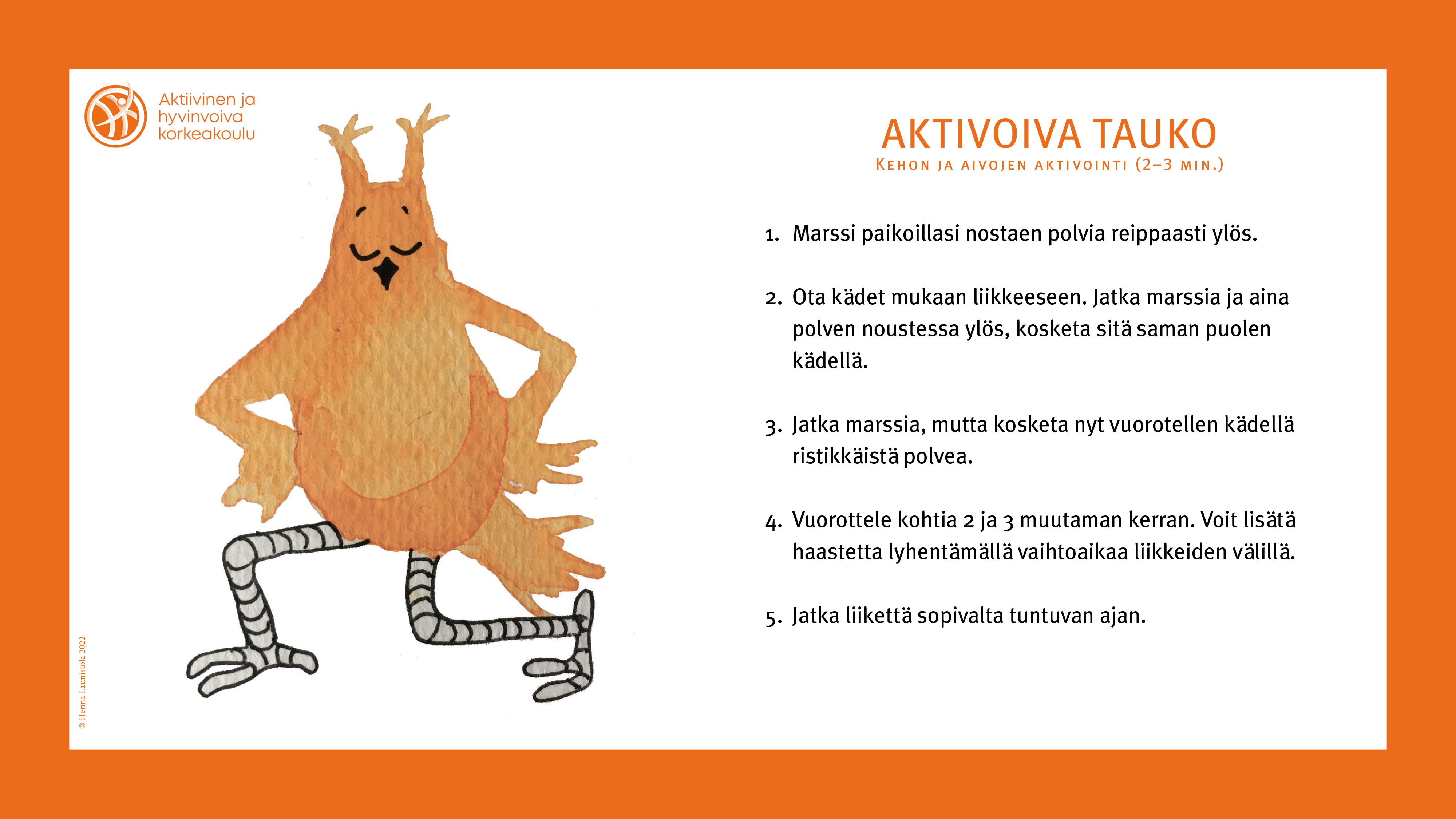 Hyvinvointikortit, Aktivoivat tauot, kortti 5