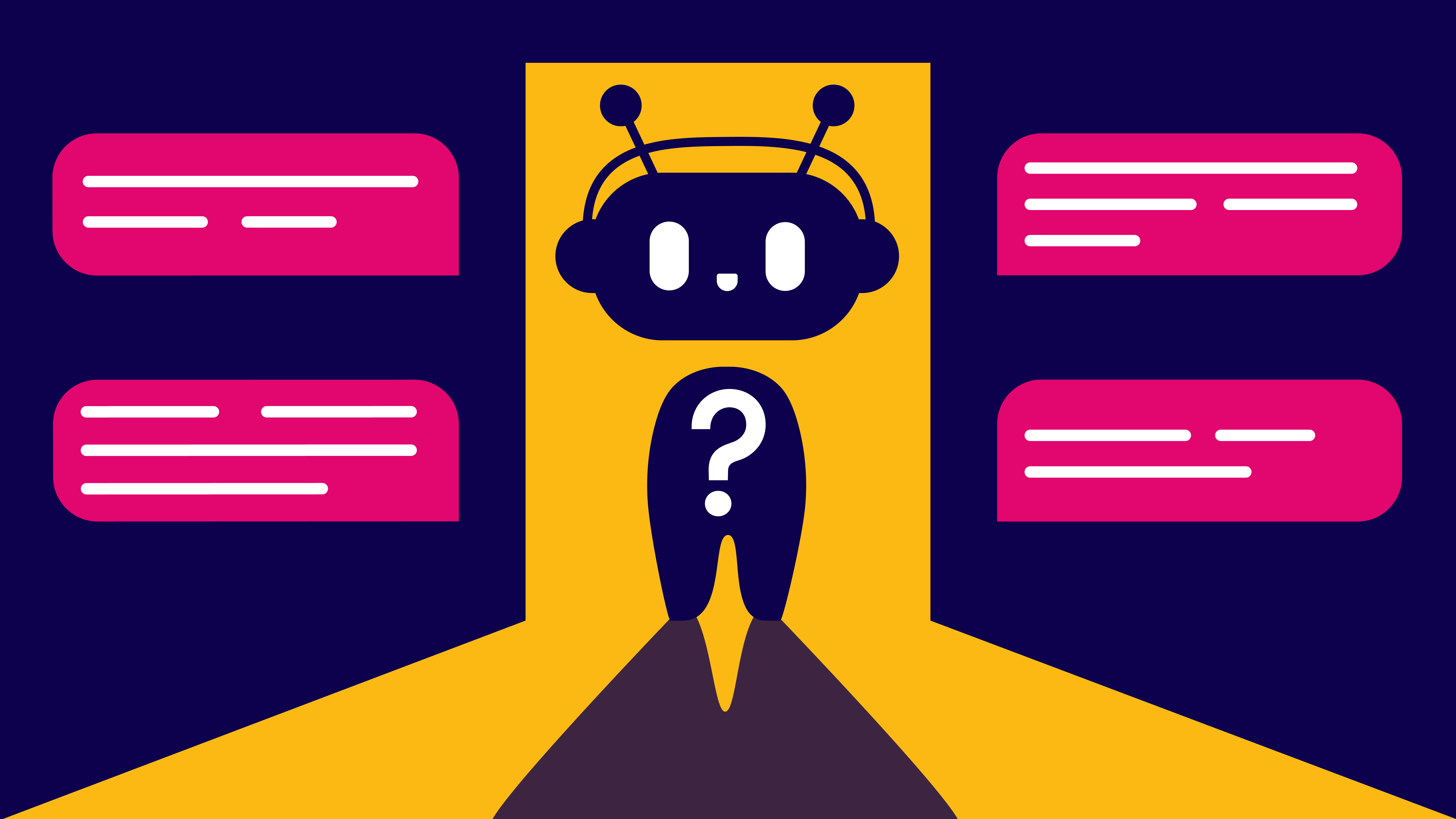 Chatbot astuu sisälle pimeään huoneeseen