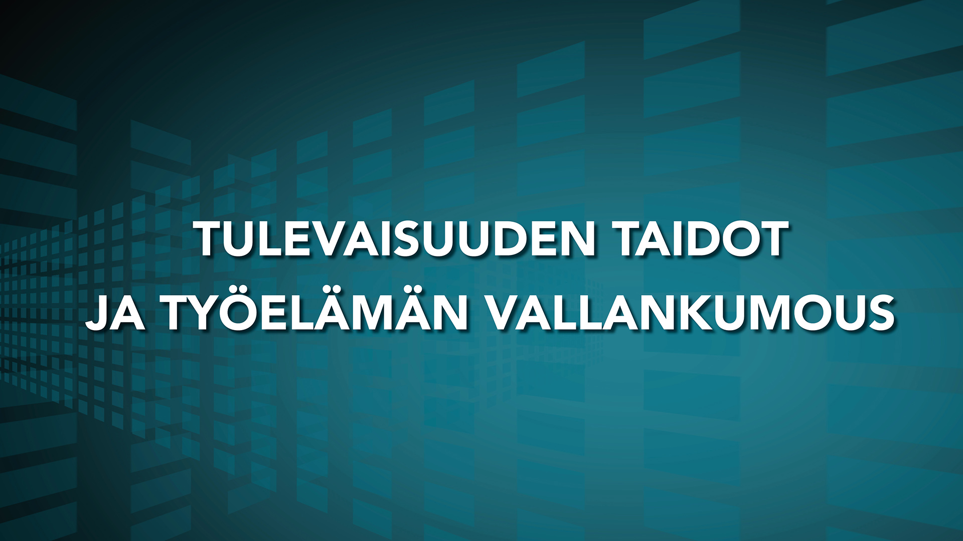 SimO-hanke, Tulevaisuuden taidot seminaarin taustakuva