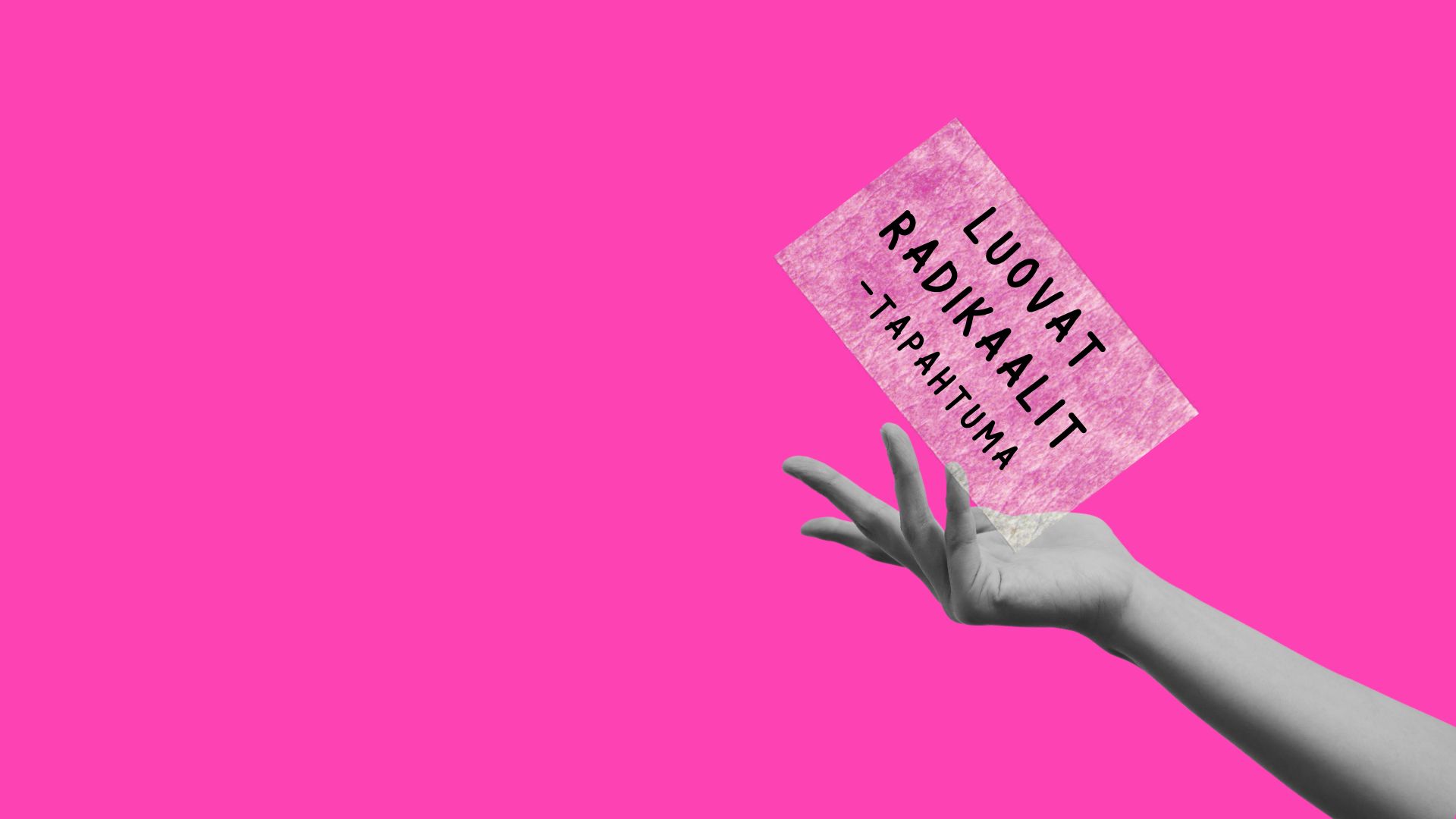 Luovat radikaalit -tapahtuman pohjakuva