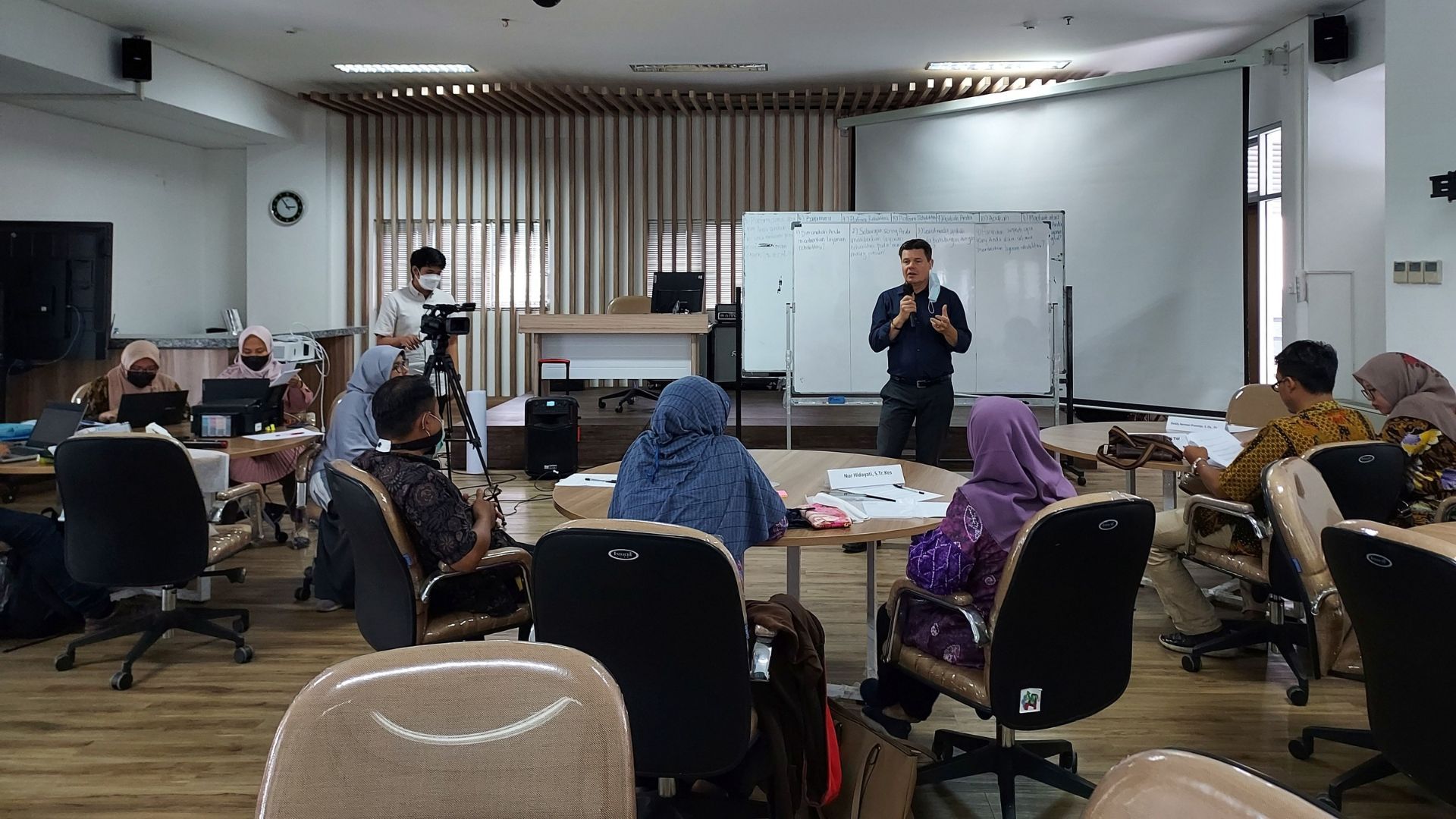 Workshop with the professionals