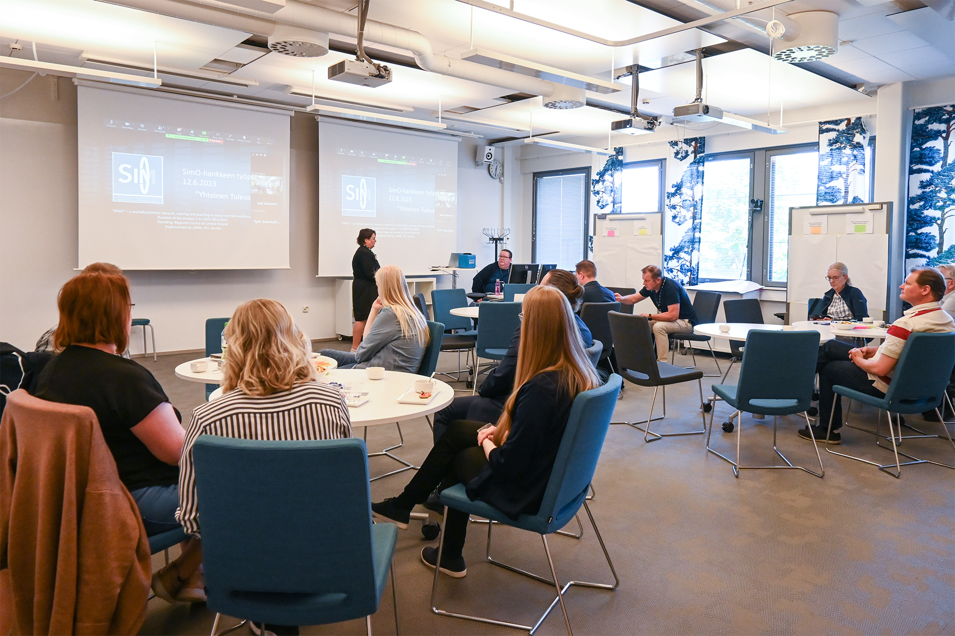 Kuva SimO-hankkeen työpajasta, kesäkuu 2023