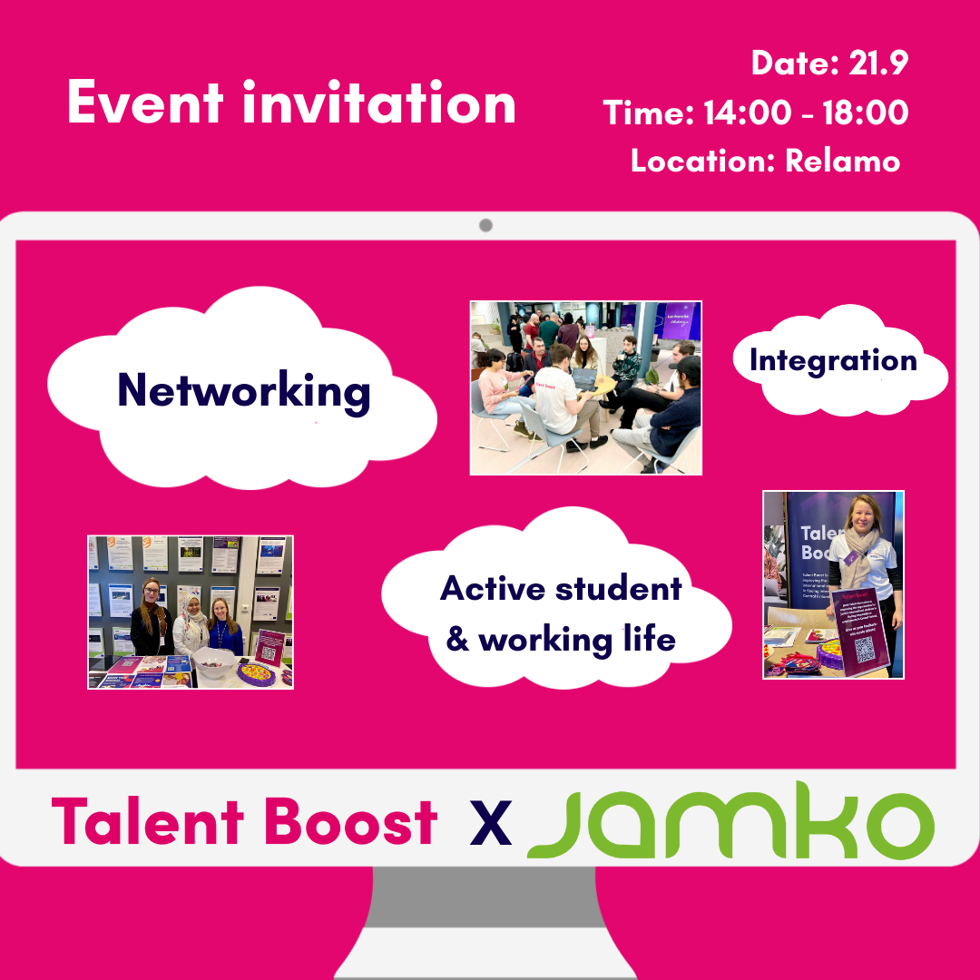 Talent Boost event on the 21st of September