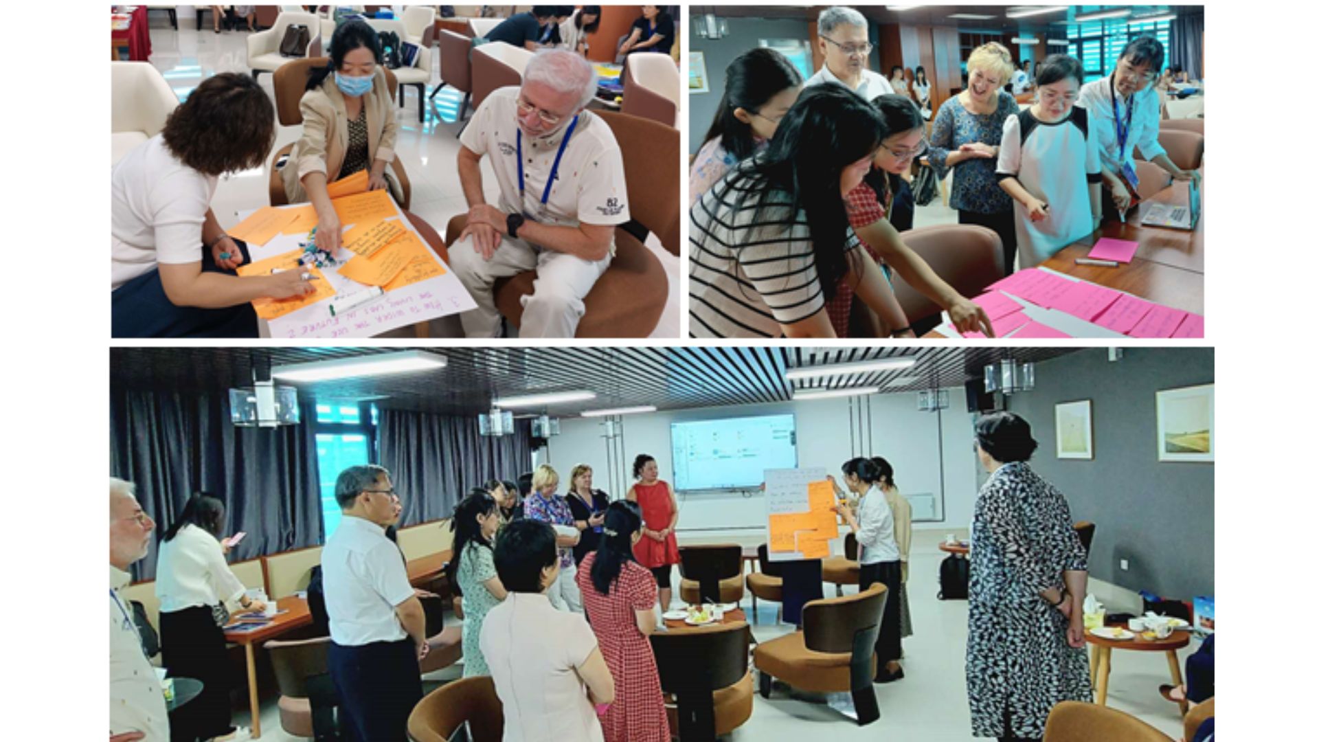 GeNEdu project members working at the “Learning Café” session