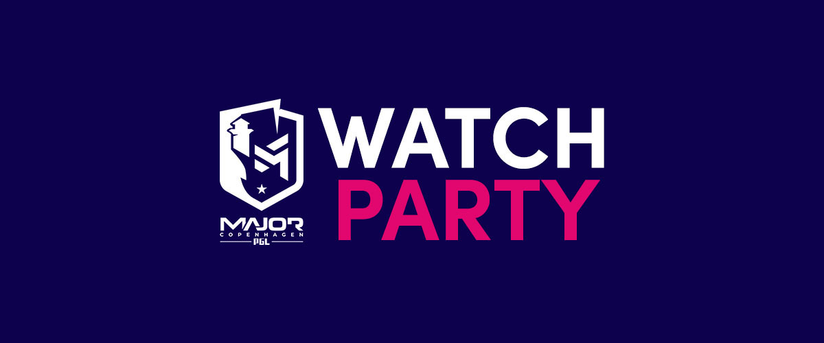 Event banner for CS2 Watch Party