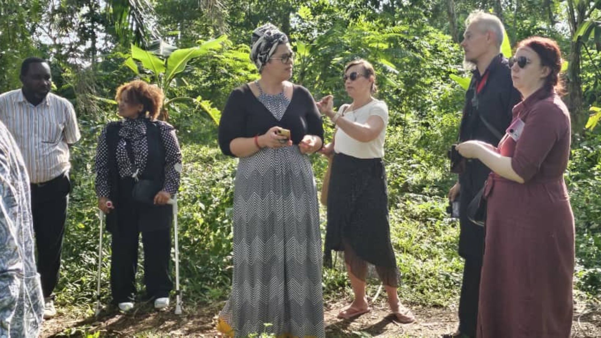 BERT team in the spice farm in Zanzibar