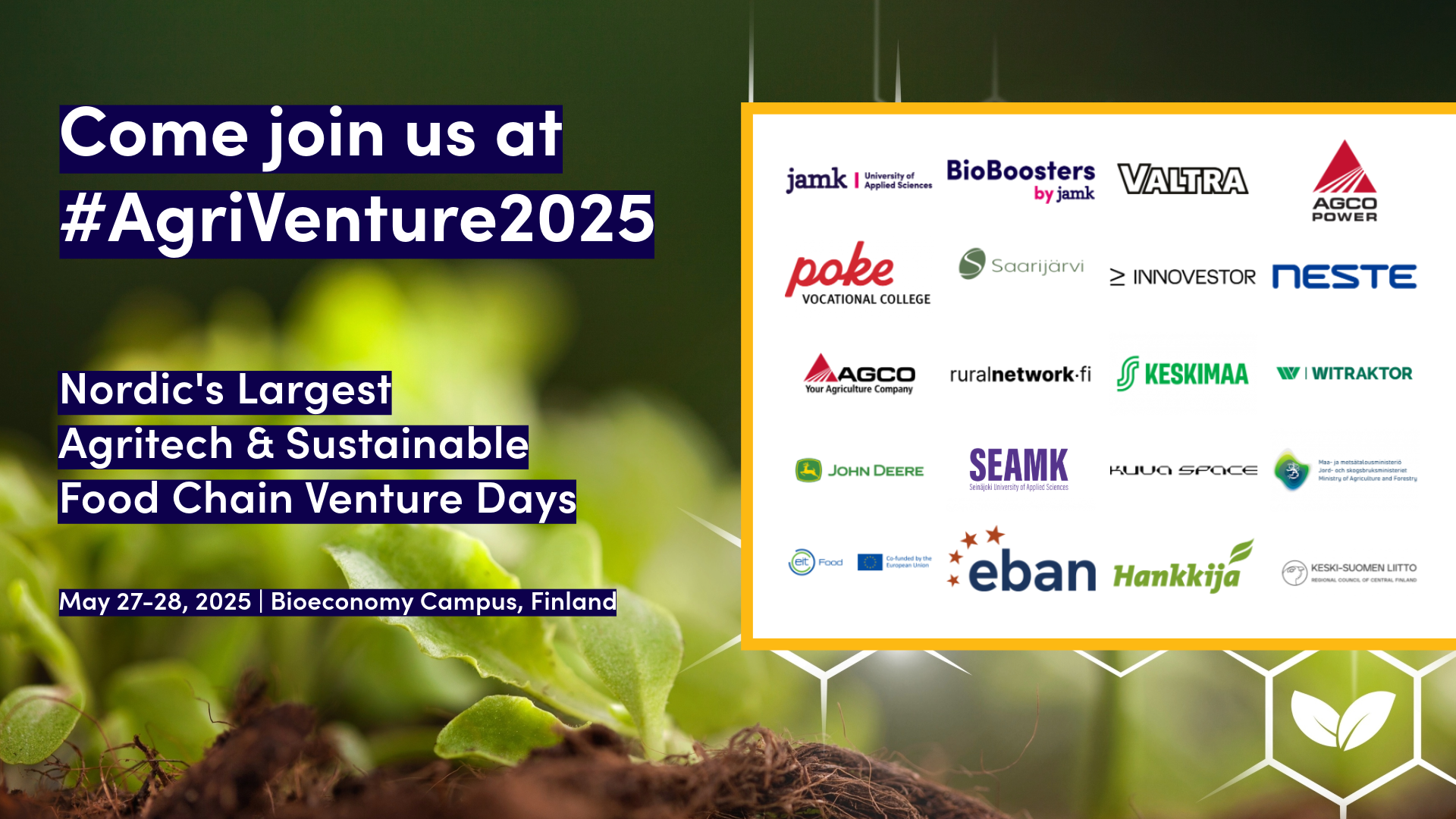 AgriVenture 2025 - Come join us