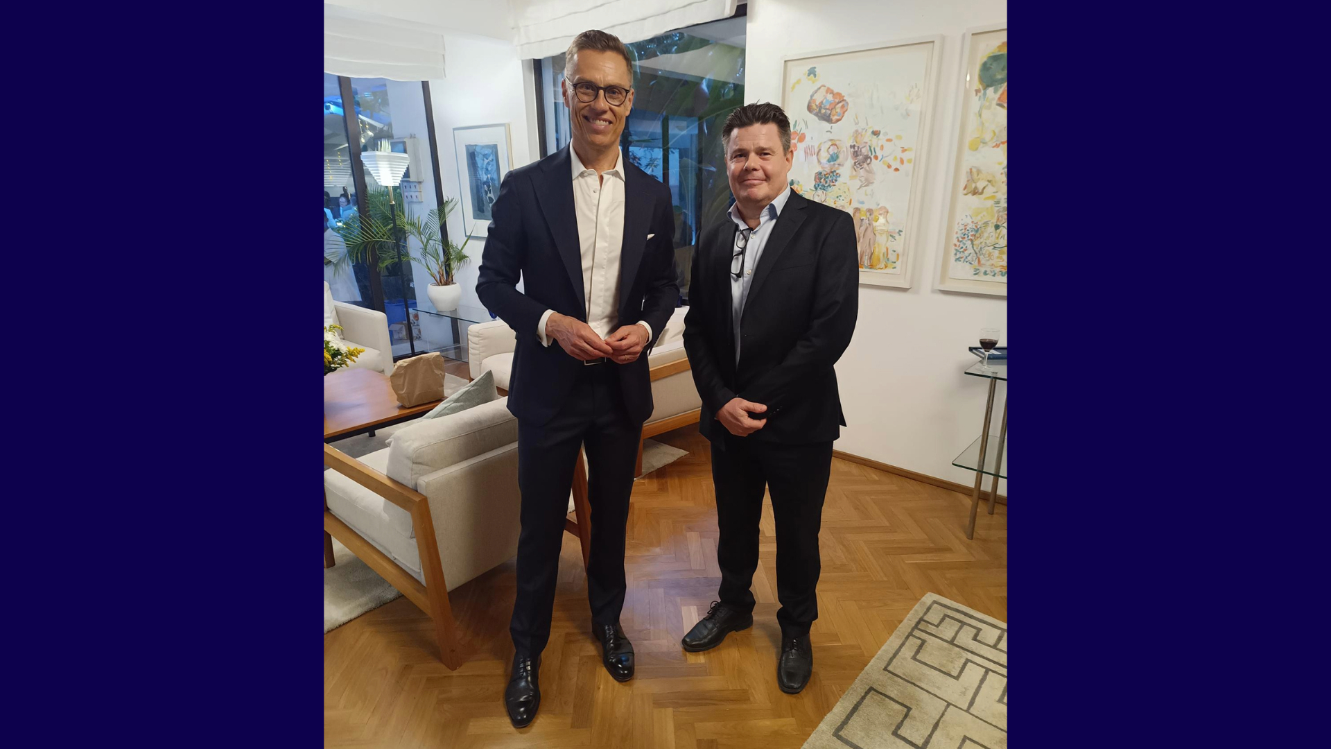 Kari-Pekka Murtonen ja presidentti Alexander Stubb