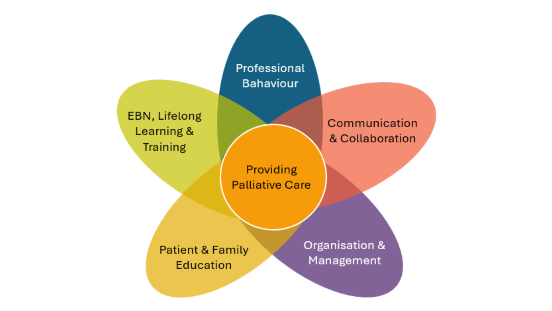 A graphic about providing palliative care.