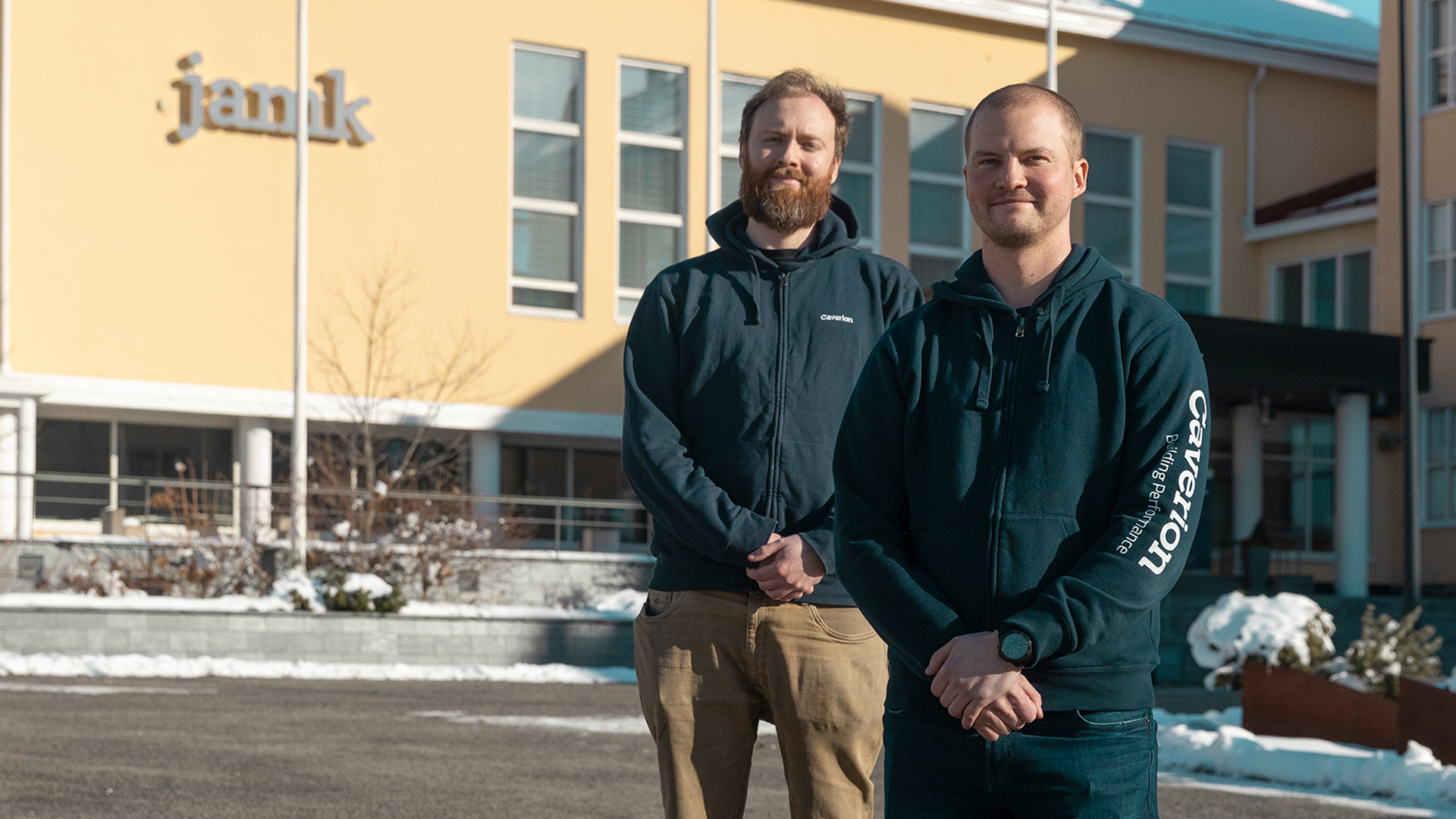 Veli Vehviläinen ja Kalle Jylhä Caverion