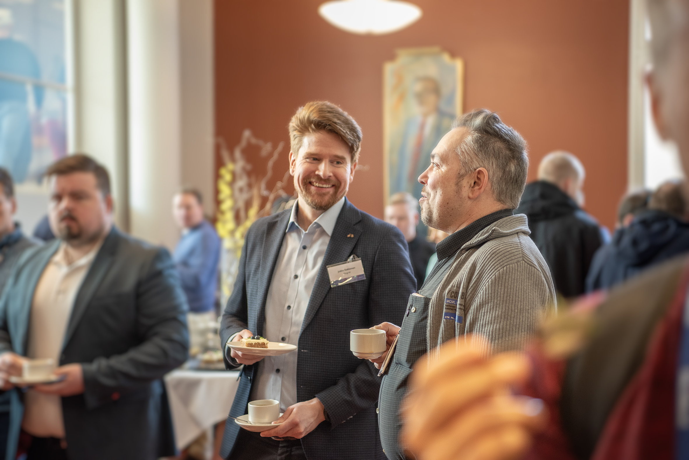 Reservimarkkinaseminaarin kahvitilaisuus