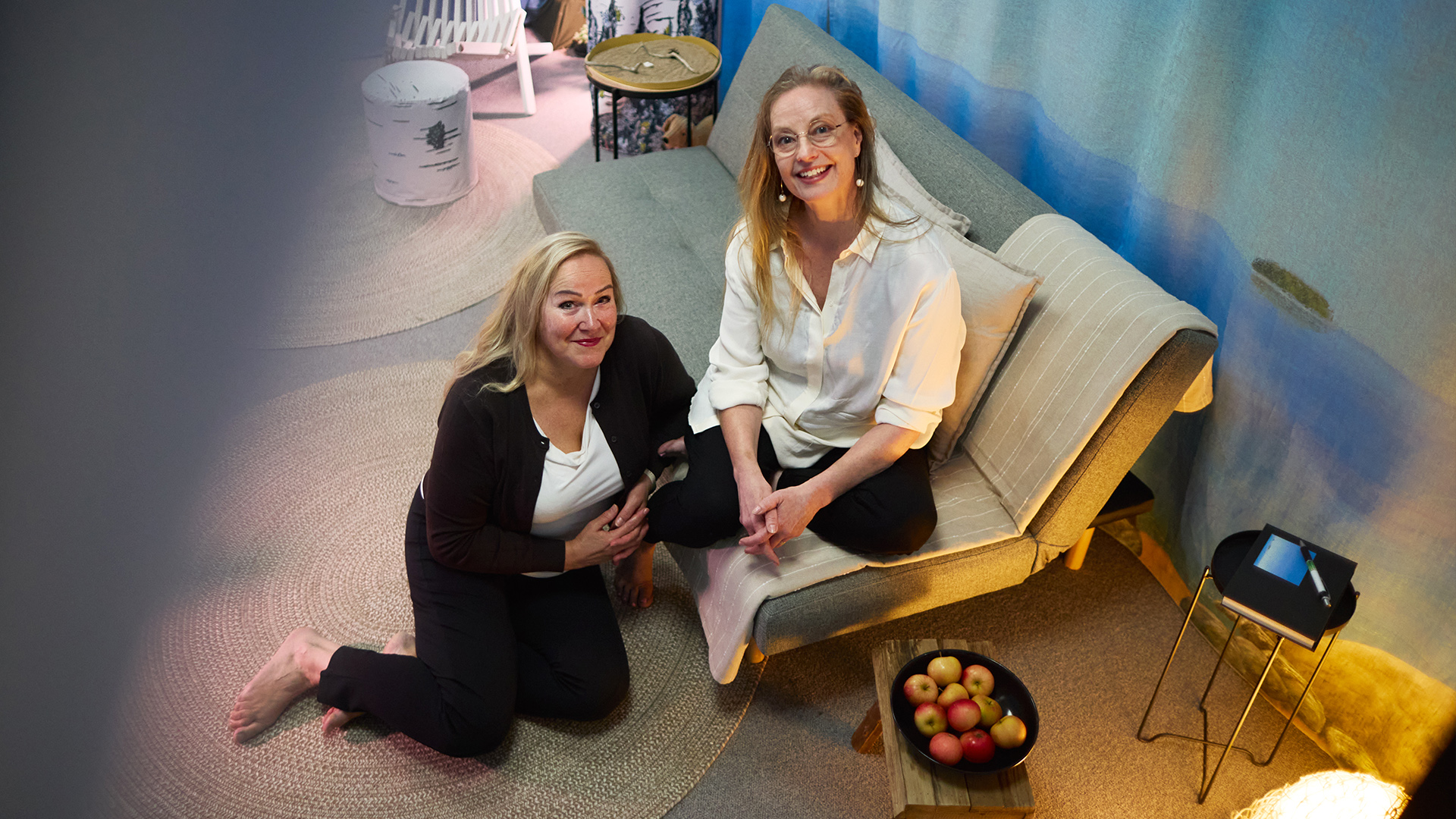 Pia-Maria Pohto ja Satu Freyberg