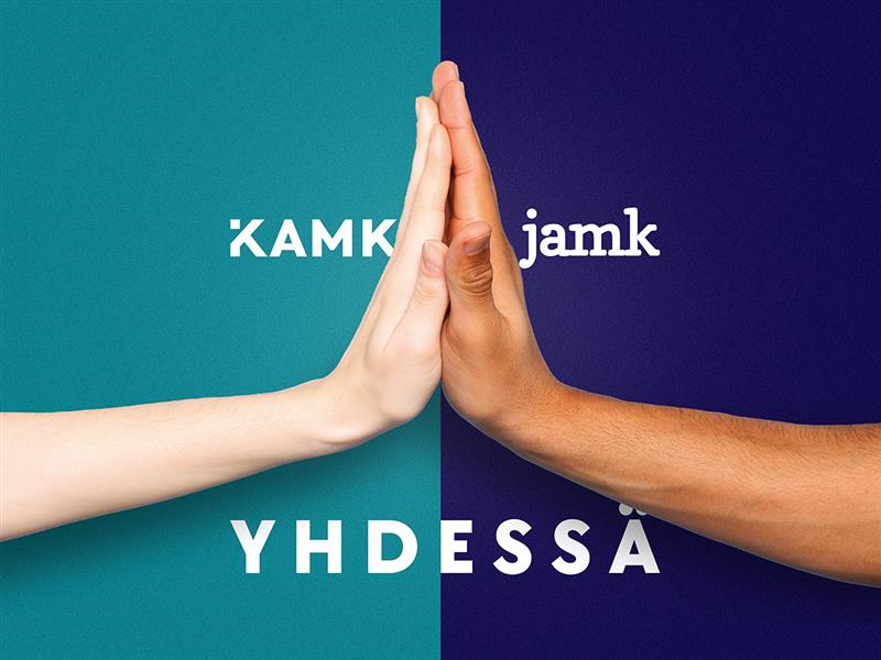 Jamk ja KAMK yhteistyö, kädet