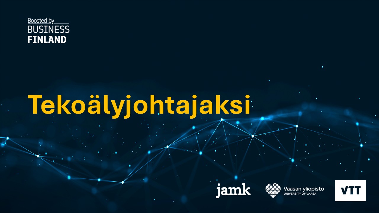 Tekoälyjohtajaksi-ohjelman markkinointikuva