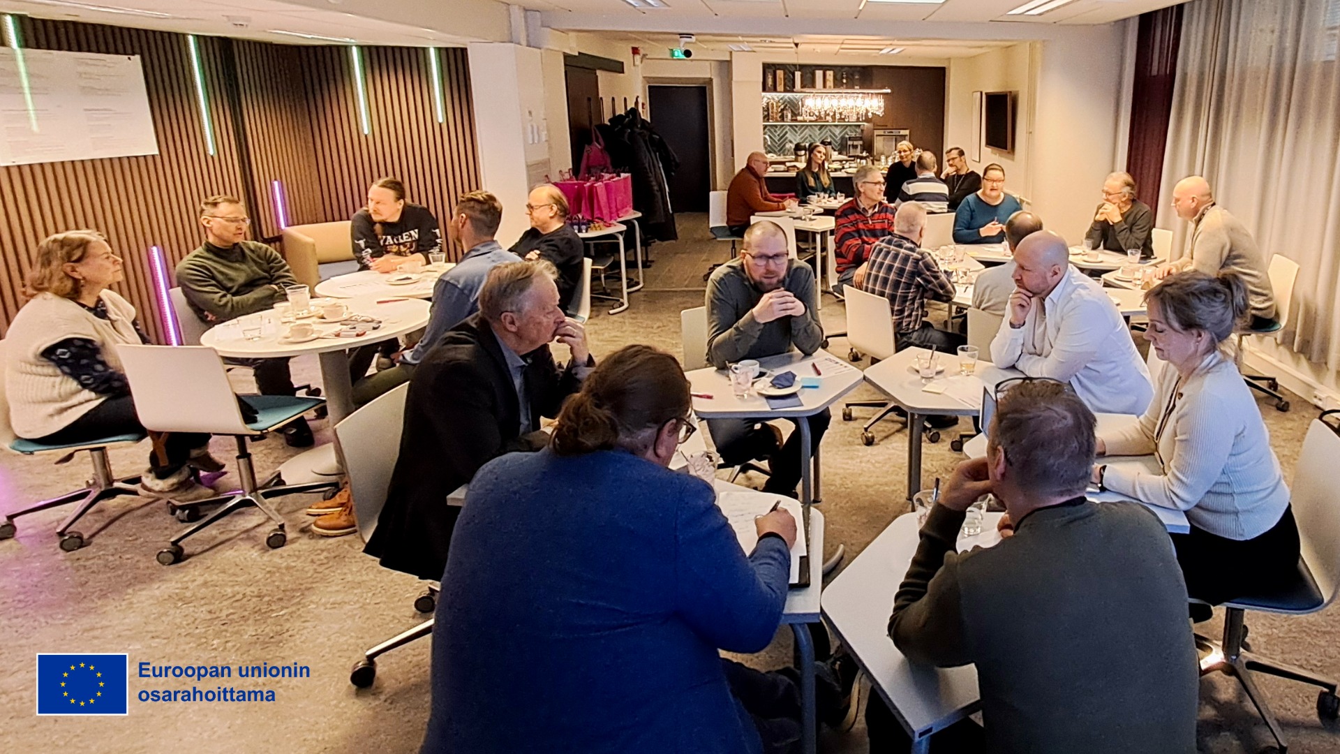 Kuva projektin lopputapahtumasta