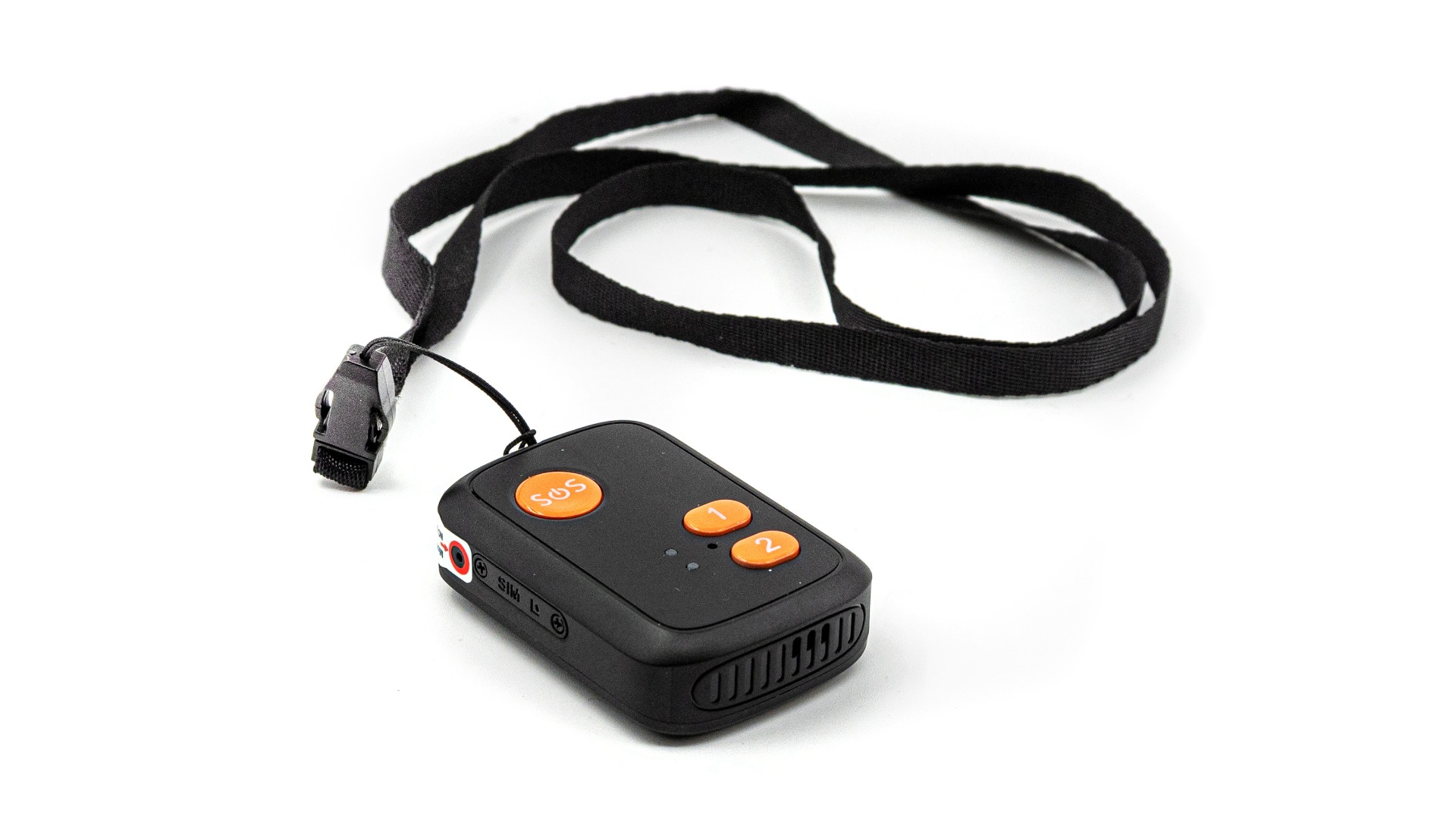 gps-paikannin kaulanauhassa