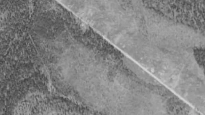 Täsmäsuo havaintokohde Haani ilmakuva 1954