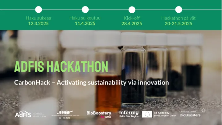 Hiiltä pöydällä olevissa lasipurkeissa
