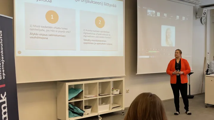 Anna-Liisa Ojala kertoo Raipe-hankkeen kehittämistyöstä