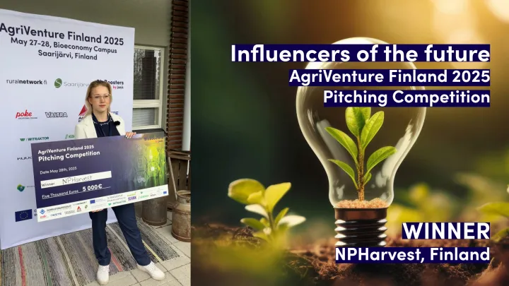 AgriVenture 2025 pitching competition winner NPHarvest