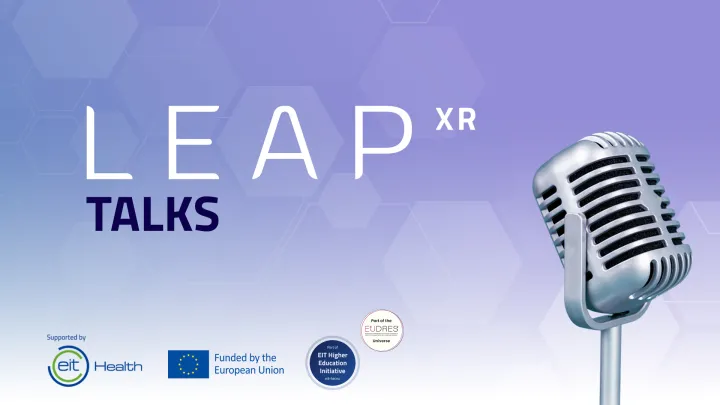 Cover art image for LEAPXR Talks podcast.