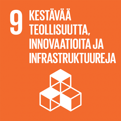 Tavoite 9: Kestävää teollisuutta, innovaatioita ja infrastruktuureja