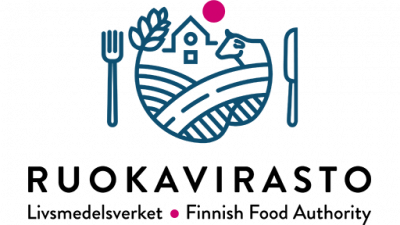 Ruokaviraston kolmikielinen logo