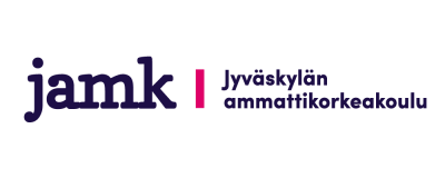 Sininen Jamk-logo suomenkielisellä nimellä