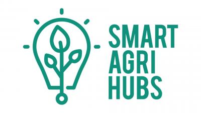 SmartAgriHubs text and bulb