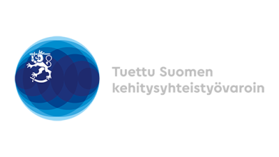 Tuettu Suomen kehitysyhteistyövaroin