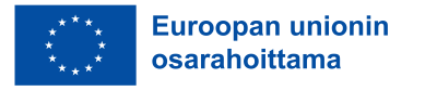 EUn osarahoittama logo